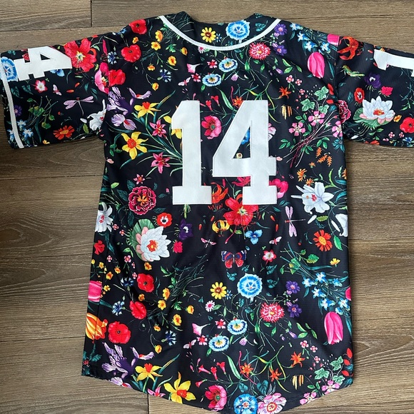 Bel Air Academy Floral Baseball Jersey - Picture 2 of 5